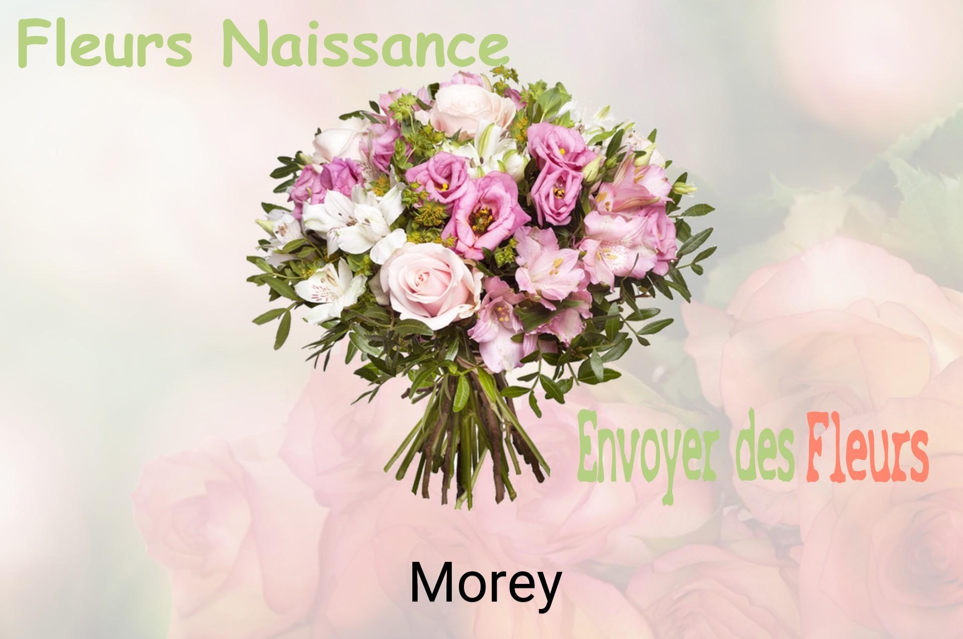 Bouquet de fleurs de naissance livré à Morey
